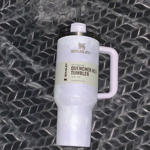 🟣 Tie-dye Purple 40 oz. Stanley Quencher Tumbler - USED ONCE 🟣